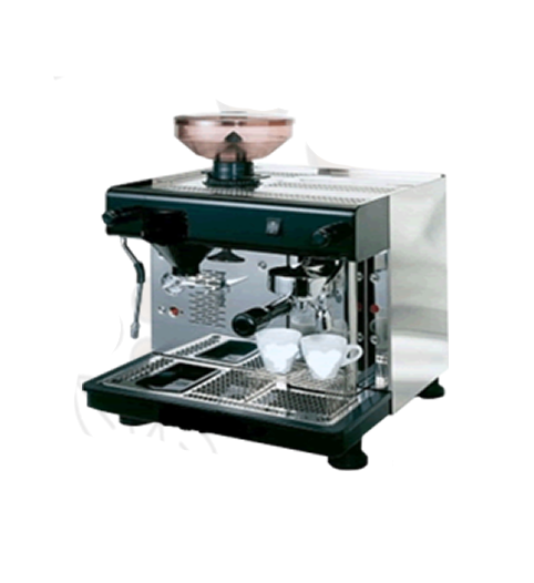 Máquinas de café express Bar 1 Grupo Semi Automática con molino incorporado